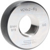 SPI Threaded Ring Gage: M24 x 2.00 Thread, Metric, Class 6G, Go Class 6G, Oil Hardened Non-Shrinking Steel (OHNS), , NPL Traceability Certification Included 34-509-0 - 75890806