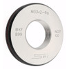 SPI Threaded Ring Gage: M33 x 2.00 Thread, Metric, Class 6G, No Go Class 6G, Oil Hardened Non-Shrinking Steel (OHNS), , NPL Traceability Certification Included 34-522-3 - 75890871