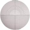 Made in USA 14 Inch Diameter, Grid and Radius, Mylar Optical Comparator Chart and Reticle For Use with 20x Magnification 40-374-1 - 01590579