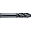 Morse Cutting Tools 99434 Ball Nose End Mill, 1" Dia. x 1-1/2" LOC x 1" Shank Dia. x 4" OAL, 5 FL, Carbide, AlTiCrN, Series 5100 - 0438653