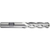 Morse Cutting Tools 96525 Ball Nose End Mill, 1/4" Dia. x 1-1/4" LOC x 3/8" Shank Dia. x 3-1/16" OAL, 4 FL, HSS, TiN, Series 4555G - 1021804