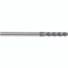 Morse Cutting Tools 93141 Ball Nose End Mill, 1/4" Dia. x 1" LOC x 1/4" Shank Dia. x 4" OAL, 4 FL, Carbide, AlTiN, Series 5942T - 1028461