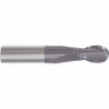 Morse Cutting Tools 92565 Ball Nose End Mill, 31/64" Dia. x 1" LOC x 1/2" Shank Dia. x 3" OAL, 2 FL, Carbide, AlTiN, Series 5940T - 1028254