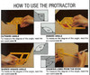 General Outside, Inside & Sloped Angle Protractor - 29