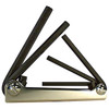 Eklind 5 Piece Fold-Up Hex Key Set #20511, Hex Range 3/16 to 3/8 - 98-552-3