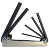 Eklind 6 Piece Fold-Up Hex Key Set #21151, Hex Range 3 to 10mm - 98-556-4