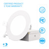 Infibrite Slim Recessed LED Downlight, Wet Rated, 4-Inch, 2700K, 750 Lumens, 9 Watts - IB-001-2-9W-WH
