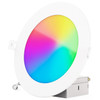 Infibrite Slim Recessed LED Downlight, Wet Rated, 6-Inch, Smart Multi-Color RGB 2700K-6500K, 1100 Lumens, 12 Watts - IB-002-1-12W-WH