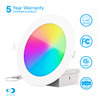 Infibrite Slim Recessed LED Downlight, Wet Rated, 6-Inch, Smart Multi-Color RGB 2700K-6500K, 1100 Lumens, 12 Watts - IB-002-1-12W-WH