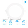 Infibrite Slim Recessed LED Downlight, Wet Rated, 6-Inch, 3000K, 1050 Lumens, 12 Watts - IB-002-3-12W-WH