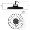 Infibrite LED High Bay Light, Wet Rated, 10.2 Inch, 16000 Lumens, 100 Watts - IB-014-5-100W