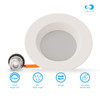 Infibrite Recessed Retrofit LED Sleek Downlight Kit, 4 Inch, 2700K, 750 Lumens, 9 Watts - IB-005-2-9W-WH
