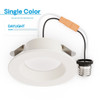 Infibrite Recessed Retrofit LED Sleek Downlight Kit, 4 Inch, 5000K, 750 Lumens, 9 Watts - IB-005-5-9W-WH