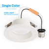 Infibrite Recessed Retrofit LED Sleek Downlight Kit, 4 Inch, 6000K, 750 Lumens, 9 Watts - IB-005-6-9W-WH