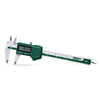 Insize Digital IP67 Waterproof Caliper with Rectangular Depth Bar Type B, 0-6"/0-150mm Range - 1118-150B