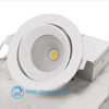 Infibrite Gimbal 24 Deg Angle Triac Dimmable LED Recessed Light, 4 Inch, 5CCT Selectable, White - IB-015-8-12W-WH