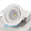 Infibrite Gimbal 24 Deg Angle 0-10V Dimmable LED Recessed Light, 4 Inch, 5CCT Selectable, White - IB-015-8-12W-10V