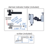 Insize Digital Height Gage with Driving Wheel, 0-12"/0-300mm Range - 1156-300