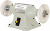 Palmgren Bench Buffer: 6" Wheel Dia, 1/2" Arbor Hole Dia 120 & 240 V, 1 Phase, 1" Wheel Thickness, 3,450 Max RPM 9682063 - 08380891