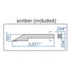Insize Digital Height Gage, 0-300mm/0-12" Range - 1151-300A