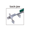 Insize Metric Digital Back-Jaw Centerline Caliper with Data Interface, 10-200mm/0.4-8" Range - 1177-200