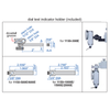 Insize Digital Height Gage Type B, 0-24"/0-600mm Range - 1150-600E