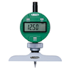 Insize Digital Depth Gage, 0-12"/0-300mm Range - 2141-202A