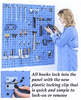 Kennedy 2-Panel VTC Toolboard Set, Classic Blue - 50002BL