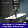 JEFE HEX Handree 18 Pcs Metric Drill and Tap Set - JH707118