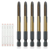 JEFE HEX Handree Hex Shank Taps, Packs of 5