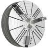 Samchully HC Series 3-Jaw, High-Speed, Tongue & Groove Closed-Center Power Chuck, 40 in Size - HC-40G