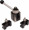 Aloris Series CXA Tool Post Holder & Set for 13 to 18" Lathe Swing 3 Piece, Includes Style 1 Turning/Facing Holder, Style 2 Boring/Turning/Facing Holder, Tool Post, T-Nut #3-IP - 91756627
