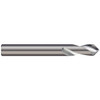 Micro 100 Solid Carbide Spotting & Centering Drill, 90° Angle, 1/4" Drill Diameter, 3/4" Flute Length, 1/4" Shank Diameter, 2-1/2" Overall Length - SPD-250-090