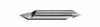 Micro 100 Solid carbide Engraving Tool,OAL 1-1/2", Shank 1/8", Splt Length: 3/8" - RNC-125