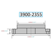 Vertex Flange For 6" 3-Jaw Chuck on a 8" or 10" Rotary Table - 3900-2355-1