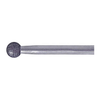 Titan Diamond Grinding Mandrel GR-Round Ball, 80/100 Grit, 3mm Diameter, 3mm Shank Diameter, 45mm Length - GR3-C
