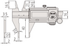 Mitutoyo Point Caliper, 0-6"/0-150mm - 573-725-20