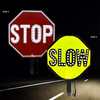 Stop-Lite | 18" Stop/Slow Paddle (Canadian) - PA-22212