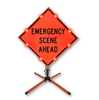 Stop-Lite | LED 36" Emergency Scene Ahead Sign (HIP Reflective) Orange - RL-ESA-3600H1