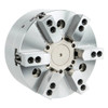 Samchully IDS Series 2+2+2 Jaw Compensating Self-Centering Power Lathe Chuck, 10 in Size - IDS-250