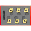 Ridgid 9/16" Power Beveling & Deburring Maintenance Kit Contains 6 Inserts, Anti-Seize Grease, 2 Screws, Case, Use with Ridgid B-500 Pipe Beveller 48873 - 69504546