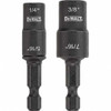DeWALT Power & Impact Screwdriver Bit Sets, Set Type: Nut Driver, Bit Type: Hex Bit Holder, Overall Length Range: 1 to 2.9 in, Point Type: Double Ended, Drive Size: 1/4, Overall Length (Inch): 2-1/4 DWADEND-2 - 14316293