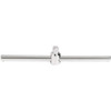 Proto Sliding T-Handle: Chrome-Plated 8" OAL, Chrome Finish J5285 - 85215721