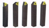 Precise 5pc Indexable Turning Tool Holder Set, 1" Shank Size - 404-044-1