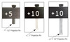 Precise Projection Pins for Caliper Extenders, 1" (Pair) - CXT-001
