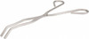 Value Collection 9" Stainless Steel Tongs Long Neck, Serrated Tips 26906-SS - 66090168