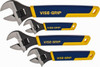 IRWIN Adjustable Wrench Set: 4 Pc, Inch & Metric Chrome-Plated 2078706 - 57279093