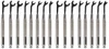 Moody Tools Open End Wrench Set: 16 Pc, 5/64 to 5/16" Wrench, Inch & Metric Black Oxide Finish 57-0122 - 88503974