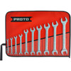 Proto Open End Wrench Set: 10 Pc, Metric Satin Finish J30000A - 85224020