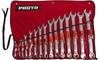 Proto Tethered Combination Wrench Set: 15 Pc, Metric Satin Finish J1200P-MASD-TT - 64688393